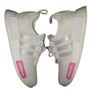 Adidas NMD R1 Women's Athletic Sneakers White/Pink